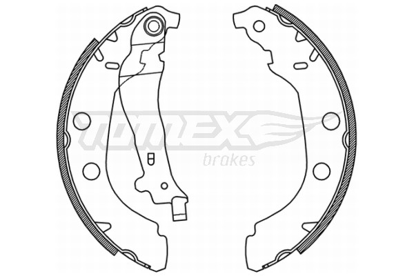 TOMEX Brakes Bremsbackensatz